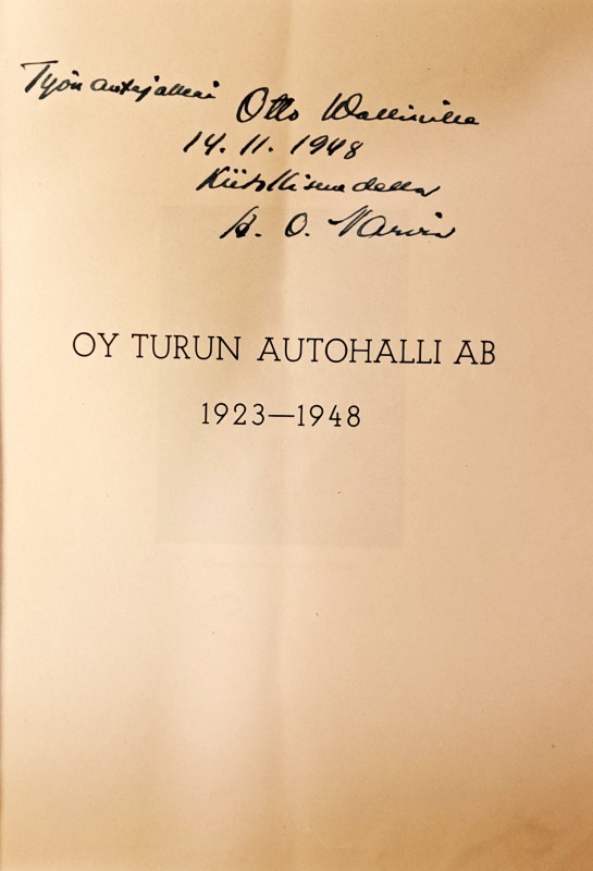 Turun Autohalli 1923-1948 -2