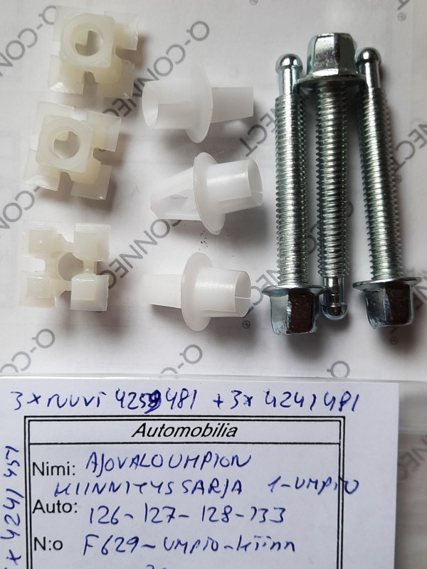 Valoumpion kiinnityssarja