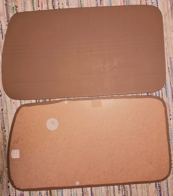 Oviverhoilu 500DG beige oikea-vasen